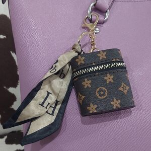 Popular Luxury Pattern Earbud Case - Coin Purse - Bag Charm